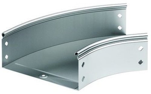 Угол для лотка горизонтальный без крышки DKC S5 Combitech CPO45 45град. 400х100 с креплением картинка